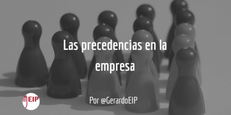 Las precedencias en la empresa